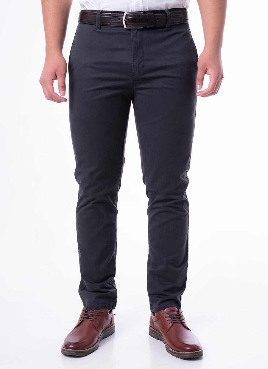 Pantalon Twill Super Comfort Lr Maycelo Charcoal Norton